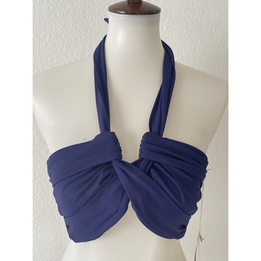 Leilani Swim Bandeau Bikini Top Halter Lux Swimwear